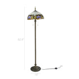 Tiffany Style Elegant Floor Lamp 16-Inch Shade 15718