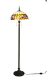 Tiffany Style Elegant Floor Lamp 16-Inch Shade 15718