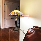 Tiffany Style Elegant 2 Lights Desktop Lamp 16-Inch Shade15719