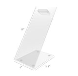 Acrylic Plexiglass Lucite Shoe Display Shoe Slant Glorifier Riser 15826