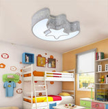 Star Moon Kid's Room Ceiling Light Creative Baby Bedroom 15856
