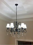 Elegant Chandelier Pendant 5 Light Ceiling Light Fixture 15866