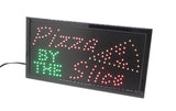"Pizza BY THE Slice" Animated LED Sign with Hanging Chain 15875