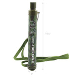 LIFE FOUNTAIN Outdoor Personal Water Filter Field Water Purifier 15906