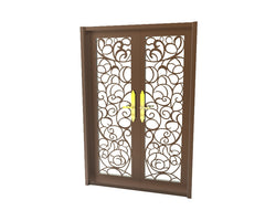Pre Order Only 65 x 96 Double Door Front Door Entry Door Rectangular Metal Door