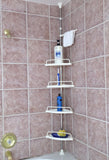 Bathtub and Shower Holder Storage Corner Caddy 3.3-10' Adjustable Height 15930
