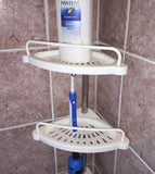 Bathtub and Shower Holder Storage Corner Caddy 3.3-10' Adjustable Height 15930