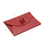 5 unit of Red Kraft Paper Greeting Card Gift Envelope for Festival Party 15939 5PK