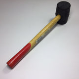 8oz Rubber Mallet With Wood Handle 15947