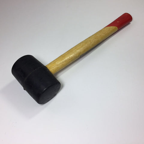 8oz Rubber Mallet With Wood Handle 15947
