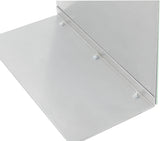 8.5x10.8" Metal Retail Make-up Glass Mirror 15948