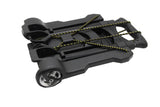 Black Portable Aluminum Folding Hand Truck Dolly 110 Lbs Load Capacity 15950