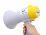 Portable Handheld Megaphone/Bullhorn with Siren, Loud Speaker 10 Seconds Voice Recorder 15959