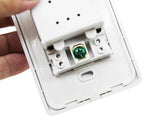 Dual USB White Charger with 15A Duplex Tamper Resistant Receptacle 15990