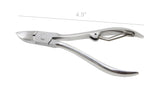 Stainless Steel Toenail Clipper Professional Nail Nipper for Thick and Ingrown Toenails 16026