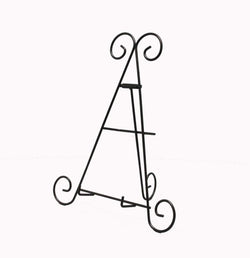 2PK Easel Wire Easel Iron Books Plates Holder Picture Literature Display Stand