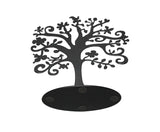 Metal Jewelry Tree Stand Jewelry Organizer Holder Display for Earrings, Bracelets, Necklaces, Black