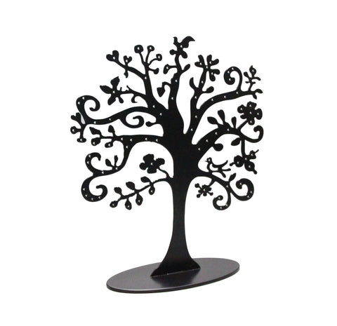 Metal Jewelry Earrings Bracelets Necklaces Tree Stand Organizer Holder Display