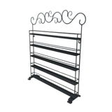 Black Metal Nail Polish Mountable 5 Tier Organizer Display Rack Essential Oil Rack