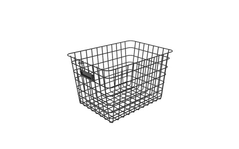 13 x 9 x 8" Small Black Wire Storage Basket 16039 BLACK