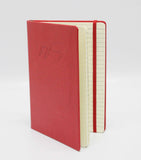 5.75x8.25" Classic Pocket Book Ruled Notebook Journal Red Cover 192 P Dairy Pad 16076-RED
