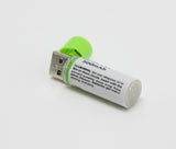 4 Packs Built in USB Cell AA Rechargable Battery 1.2V 500MAH 16079 4PK