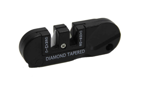 Pocket ABS Multifunction Knife Sharpener Diamond Rod Serrated 16080