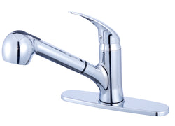 Single Handle/Hole Modern Faucet With Shower Head for Kitchen Bathroom 16084