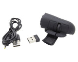Mini 2.4GHz USB Wireless Finger Rings Optical Mouse 800Dpi For PC Laptop Desktop Black 16086