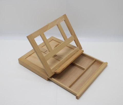 Artists Adjustable Desk Box Easel- Natural 16102