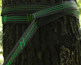 Set of 2 pcs Hammock Tree Straps Suspension System with 2 Carabiners 16114