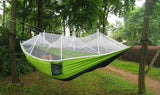 Portable Hammock Jungle Camping with Mosquito Net Outdoor Hanging Sleeping Bed 16117