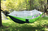 Portable Hammock Jungle Camping with Mosquito Net Outdoor Hanging Sleeping Bed 16117