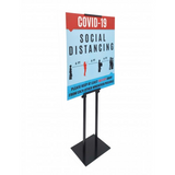Light Weight (4lbs) Poster Stand Adjustable Height 44-84" Marketing Menu Advertising Stand Stores 15205