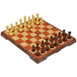Chess Set 11"x9.4" Folding Standard Travel International Chess Game Board Set with Magnetic 16701