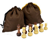 Chess Set 11"x9.4" Folding Standard Travel International Chess Game Board Set with Magnetic 16701