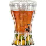 High Quality 3-1/2-Gallon Beverage Dispenser with Removable Ice-Cone Lightly Used 16703