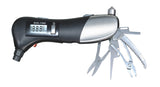 Digital Tire Pressure Gauge Multi-Function Car Escape Safety Tool LED Flashlight Glass Breaker Seat