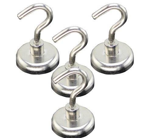 4 Pack of Powerful Magnetic Hooks Multi Use Hooks 16731 4PK