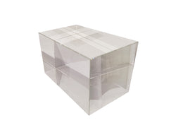 2.36x2.36x4" Riser Paper Weight Clear Crystal Cube Riser Solid Block