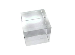 2.75x2.75x2.75" Riser Paper Weight Clear Crystal Cube Riser Solid Block