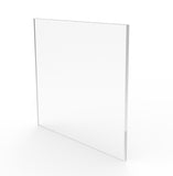 DIY DIH Acrylic Sheets Plexiglass Lucite Sheets Clear Parts 5PK 4"x4.5"16766-5PK