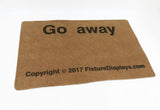 27.5x17.7" Go Away Doormat Non Slip Doormat Fashion Polypropylene Fiber Entrance Doormat 16767