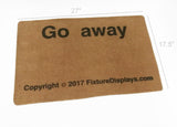 27.5x17.7" Go Away Doormat Non Slip Doormat Fashion Polypropylene Fiber Entrance Doormat 16767