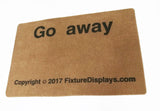 27.5x17.7" Go Away Doormat Non Slip Doormat Fashion Polypropylene Fiber Entrance Doormat 16767