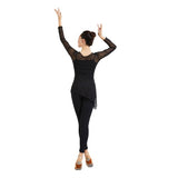 Adult Sheer Wrap Skirt Ballet Skirt Ballet Dance Dancewear Black 16782