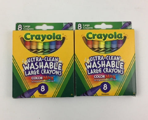 Unit of 2PK Crayola Crayons 8 Colors/Pack 16783 2PK