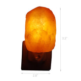 Natural Himalayan Salt Lamp Night Light Hand Carved with CCC-Approved Wall Plug 16788