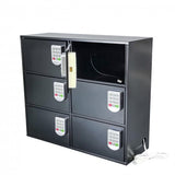 Cellphone Locker Charging Station Public Private Keypad Electronic Lock 22X19X8 16866-new version