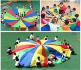 12 Foot Play Parachute for Kids 8 Handles with Storage Bag Play Parachute for Kids Tent Picnic Mat